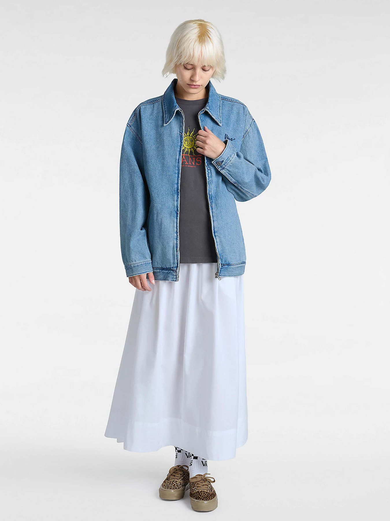 Джинсова куртка Vans Pitstop Denim Station модель VN000MARCDX1 Фото