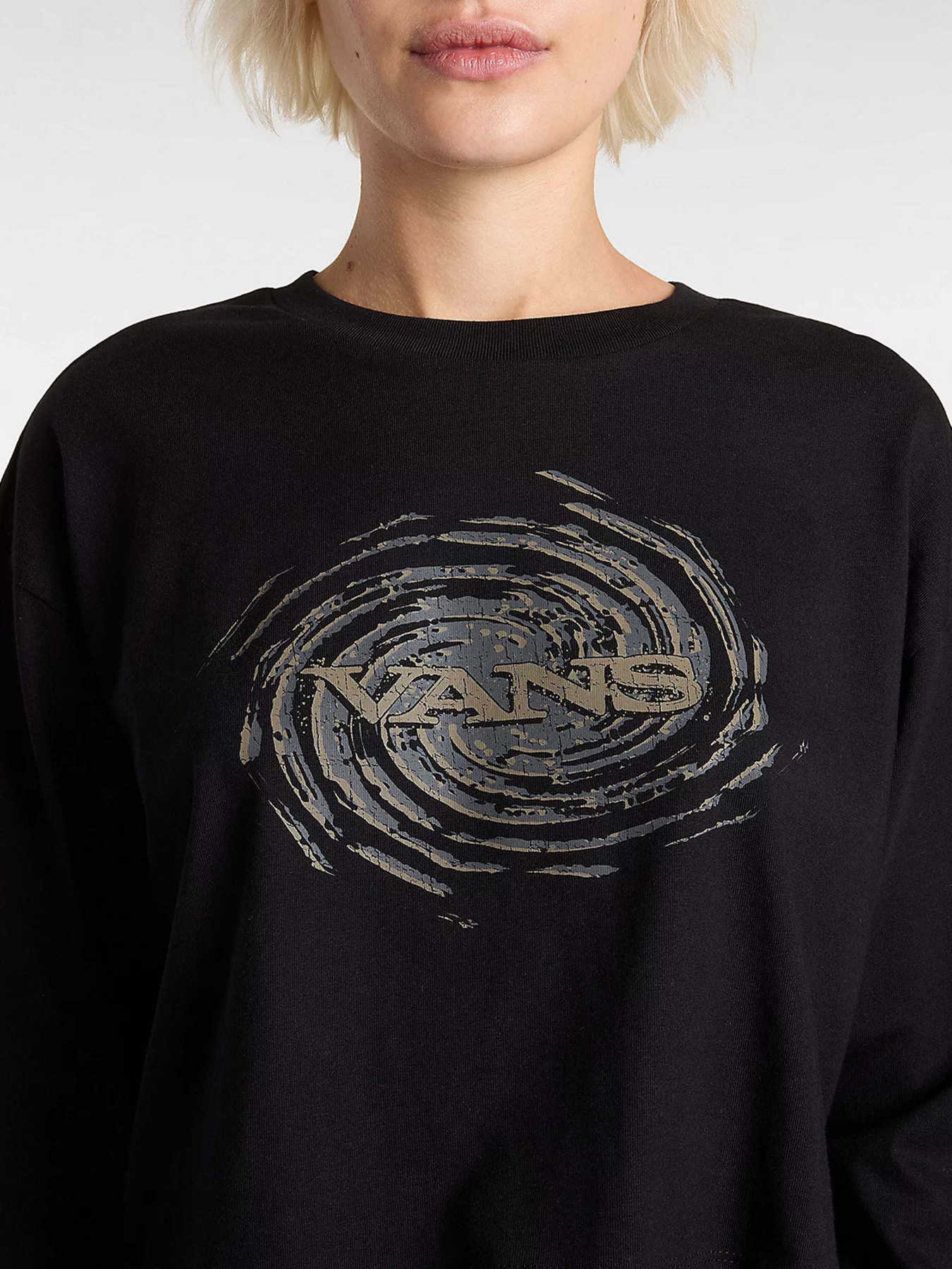 Лонгслив Vans Breaker Relax Crop модель VN000MDBBLK1 Фото