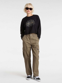 Лонгслив Vans Breaker Relax Crop модель VN000MDBBLK1 Фото