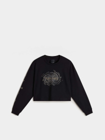 Лонгслив Vans Breaker Relax Crop модель VN000MDBBLK1 Фото