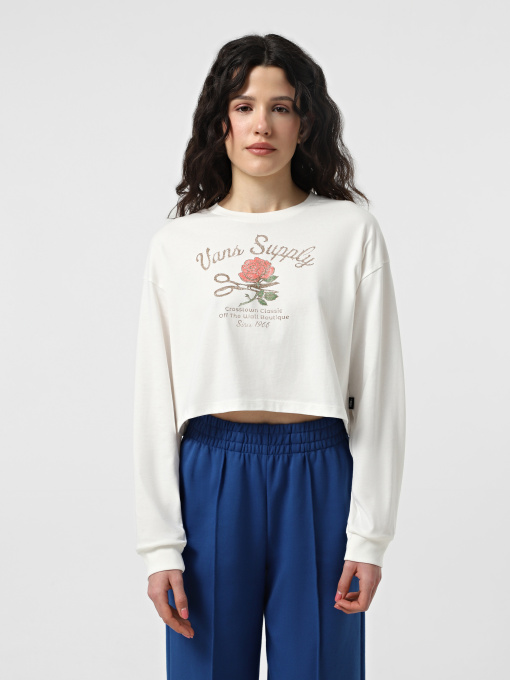 Лонгслів Vans Supply Boutique LS Relax Crop модель VN000MDCFS81 Фото