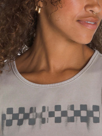 Майка Vans Check Wash Fitted Crop Tank модель VN000MC0ZUJ1 Фото