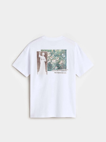 Футболка Vans Garden Oversized модель VN000MCGWHT1 Фото