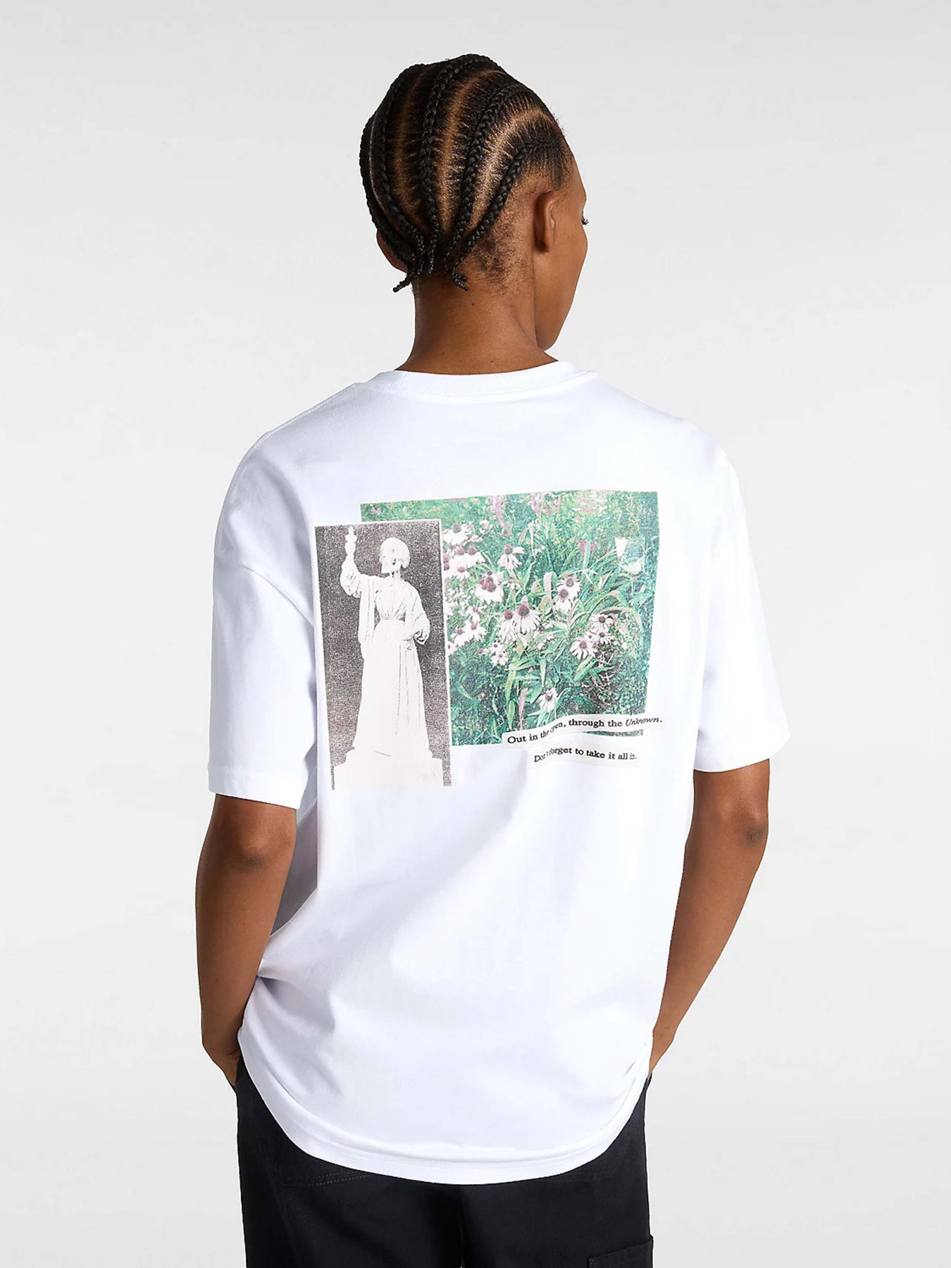 Футболка Vans Garden Oversized модель VN000MCGWHT1 Фото