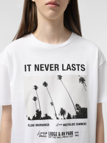 Футболка Vans Neverlasting модель VN000MD0WHT1 Футболка Vans Neverlasting модель VN000MD0WHT1 Фото