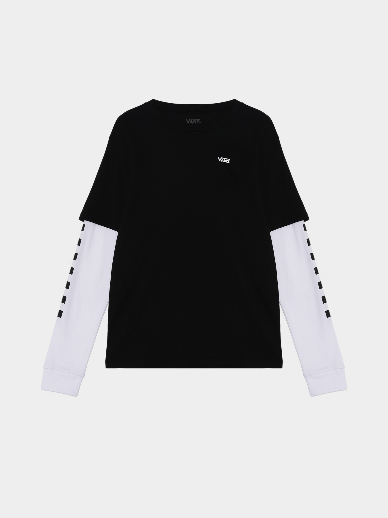 Лонгслив Vans Long Check Twofer модель VN0A49OYBLK1 Фото
