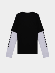 Лонгслив Vans Long Check Twofer модель VN0A49OYBLK1 Фото