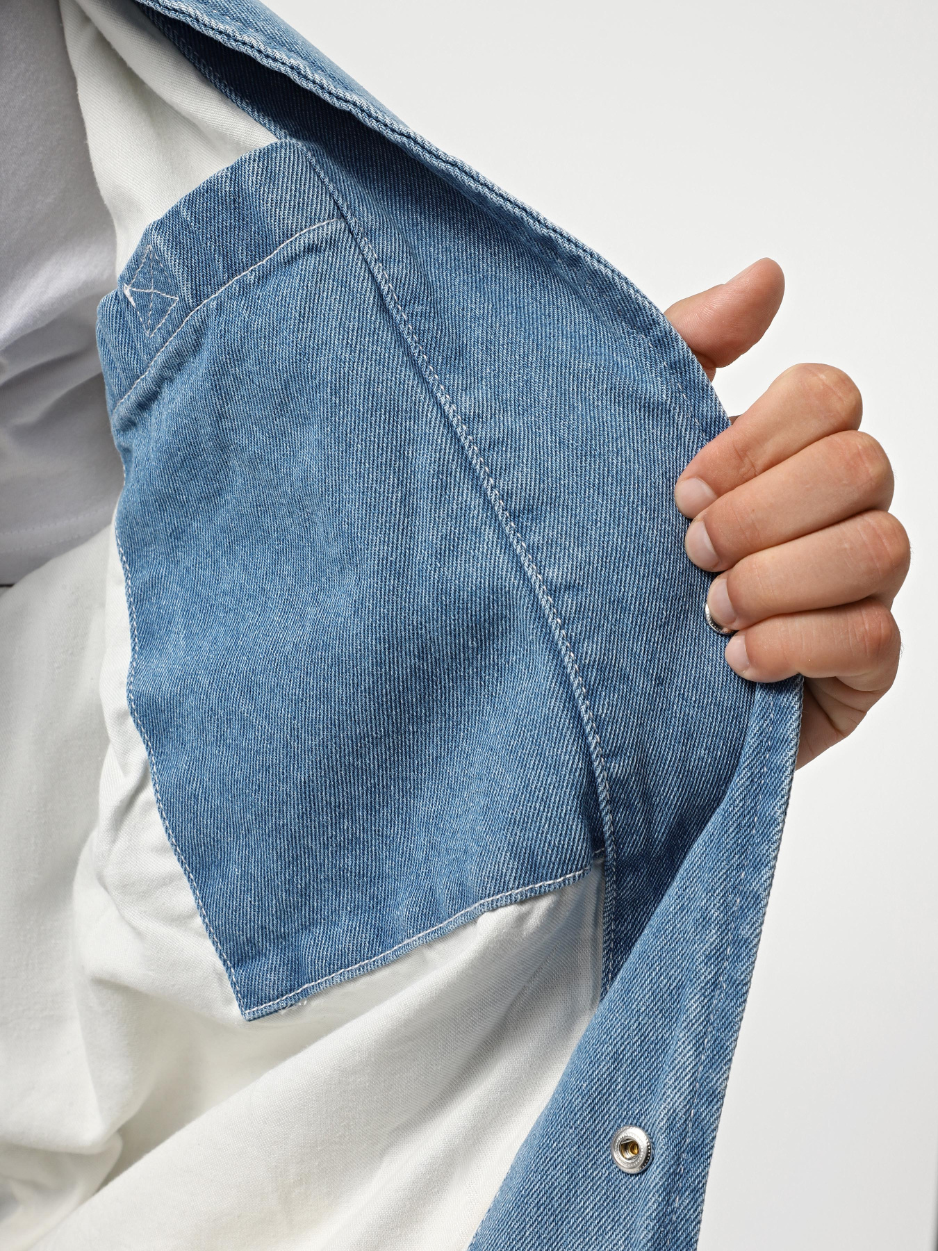 Бомбер Vans Denim Baseball модель VN000P7ECDX1 Фото