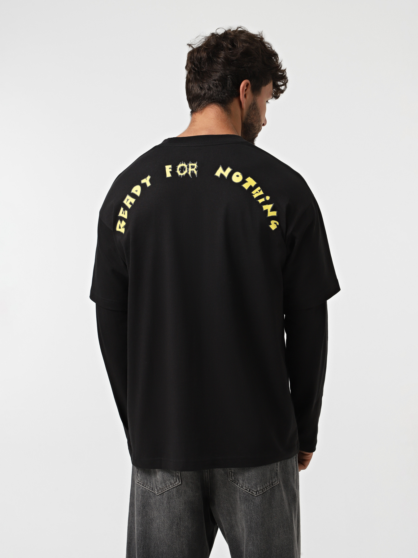 Лонгслів Vans For Nothing Twoffer Модель VN000RG5BLK1 Фото