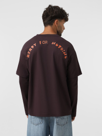 Лонгслів Vans For Nothing Twoffer модель VN000RG5EMS1 Фото