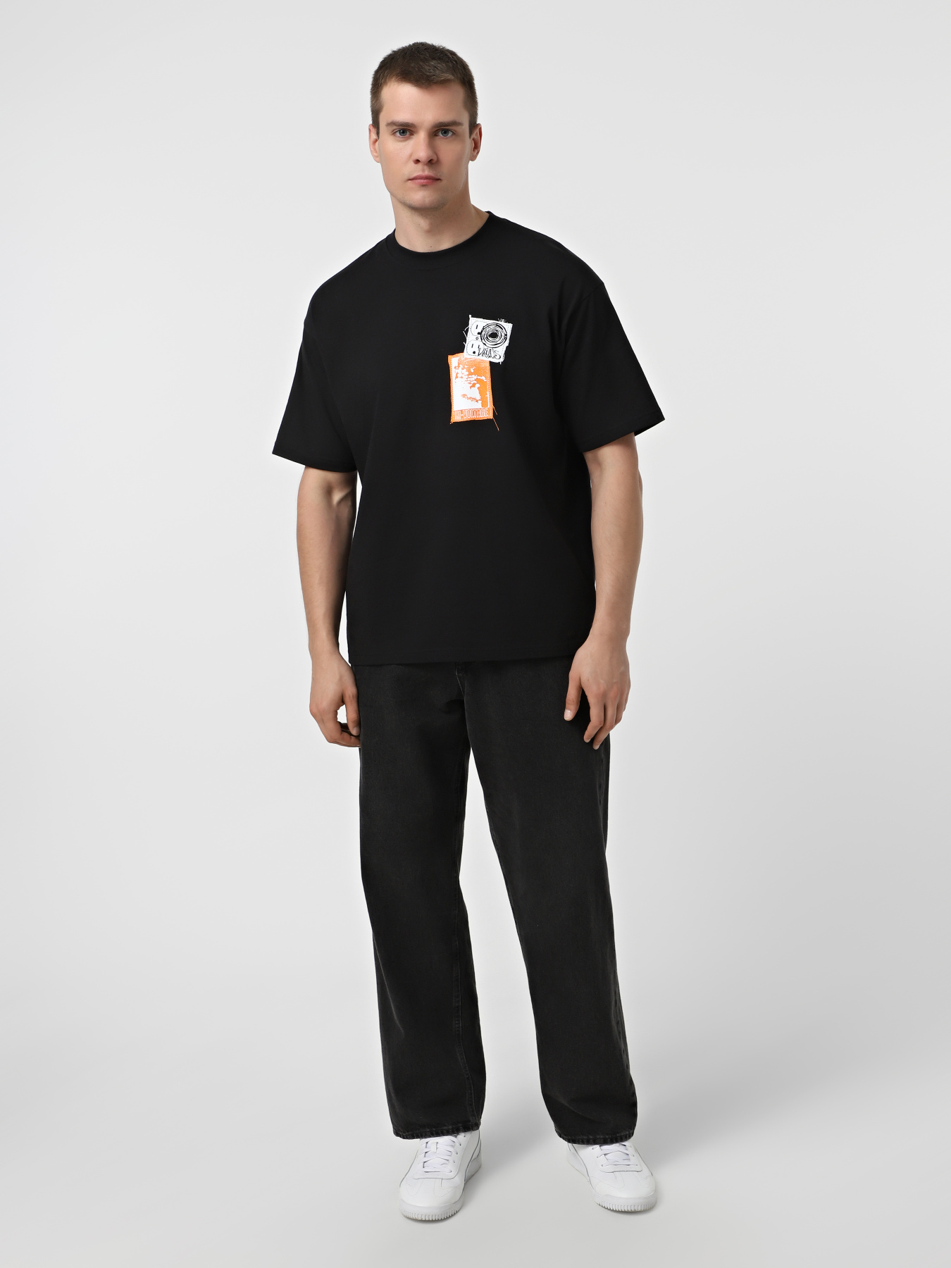 Футболка Vans Punk Patch модель VN000PB9BLK1 Фото