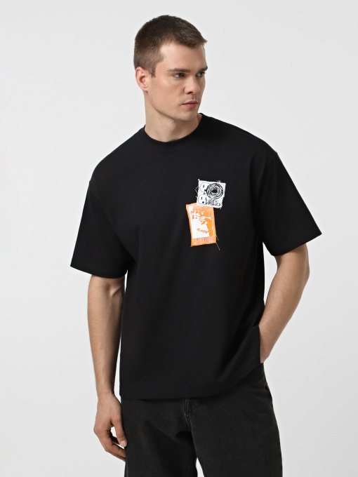 Футболка Vans Punk Patch модель VN000PB9BLK1 Фото