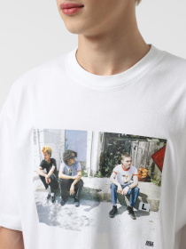 Футболка Vans Skate Atiba Haze Curb Crew модель VN000QJPWHT1 Футболка Vans Skate Atiba Haze Curb Crew модель VN000QJPWHT1 Фото