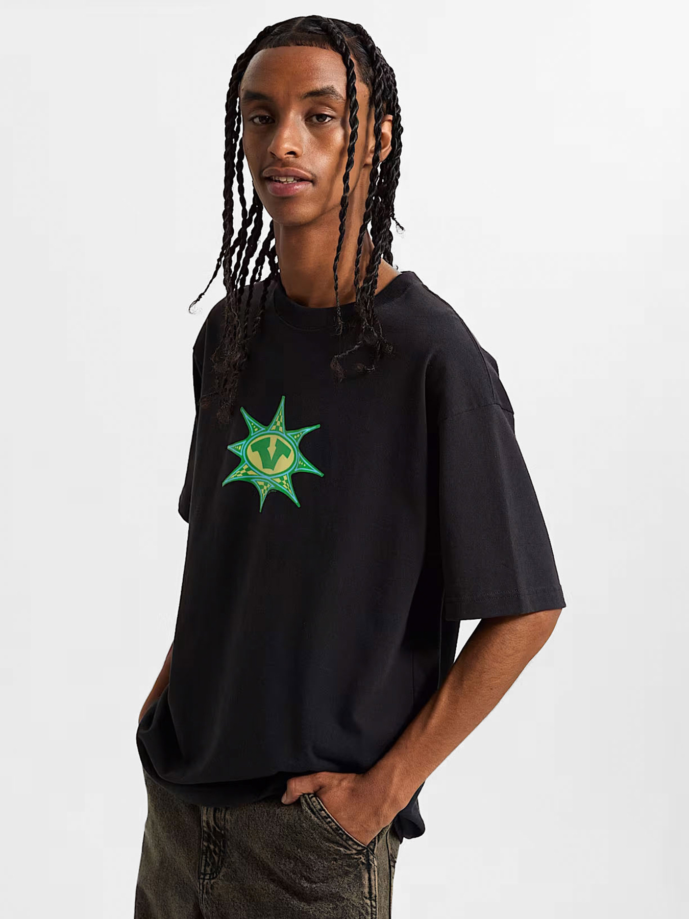 Футболка Vans Star Checker модель VN000PDRBLK1 Фото