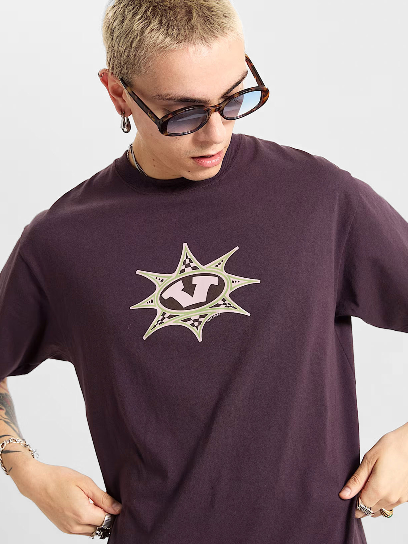 Футболка Vans Star Checker модель VN000PDREMS1 Фото