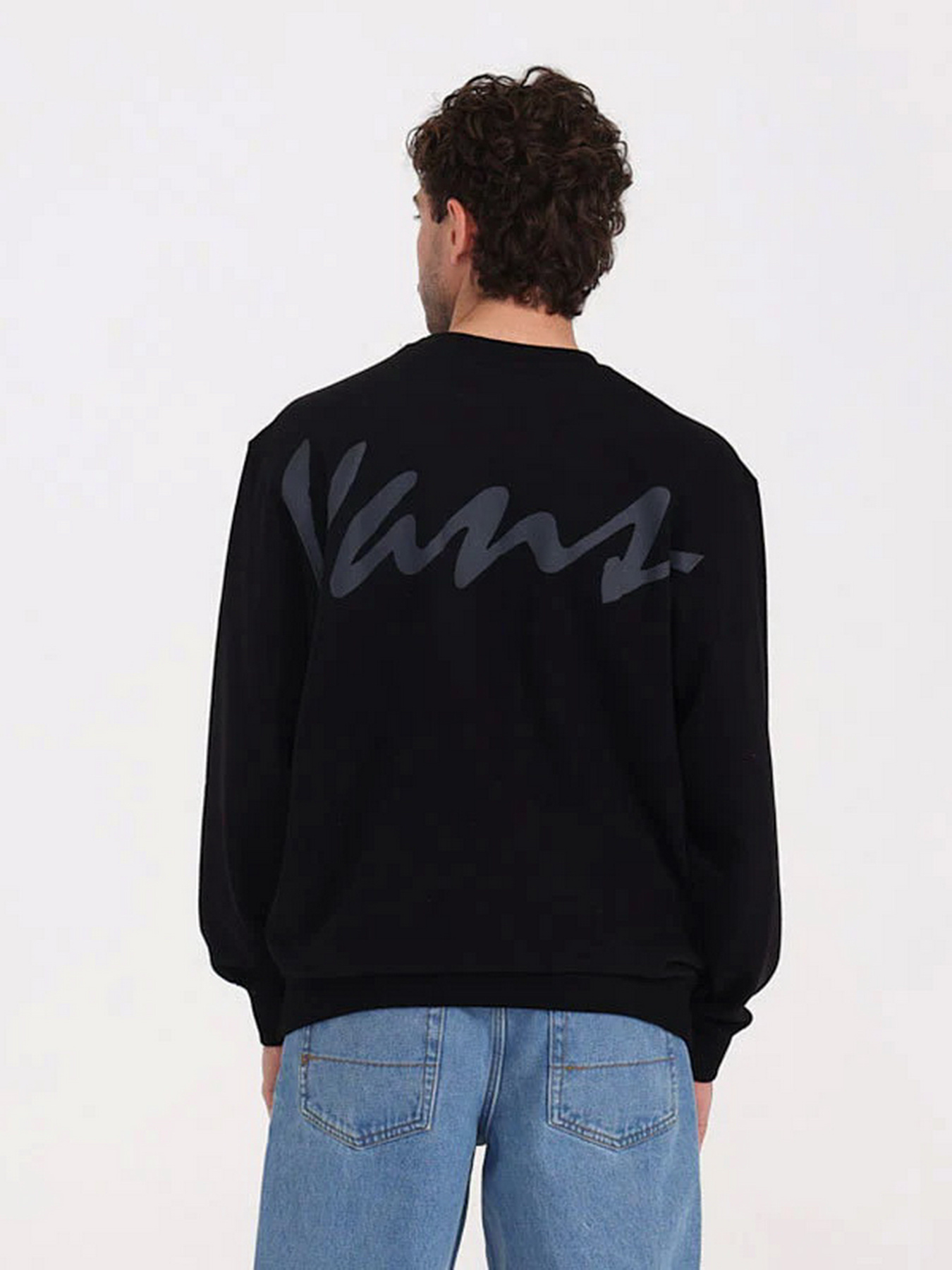 Світшот Vans Scripted Vans Crew модель VN000PA6BLK1 Фото