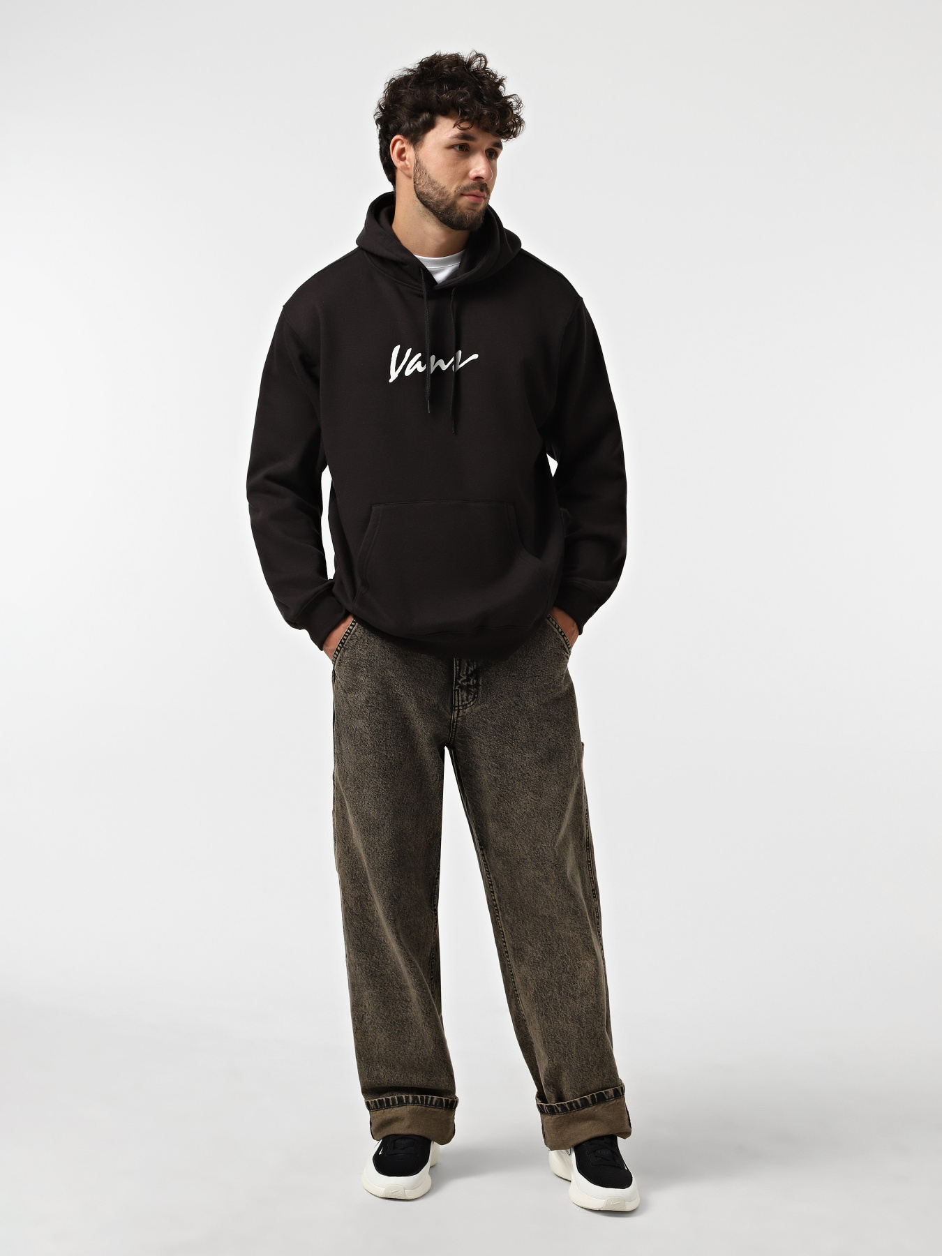 Худі Vans Scripted модель VN000P8DBLK1 Худі Vans Scripted модель VN000P8DBLK1 Фото