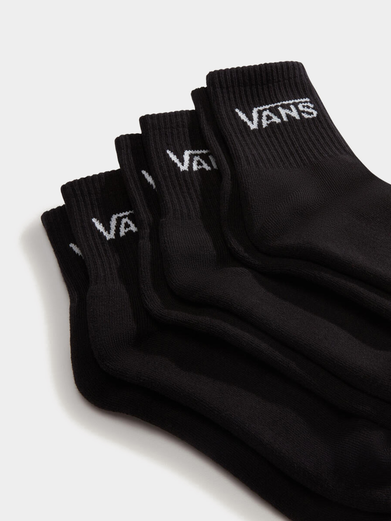 Набор носков Vans CLASSIC HALF CREW модель VN000QBWBLK1 Фото