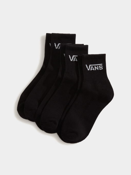 Набор носков Vans CLASSIC HALF CREW модель VN000QBWBLK1 Фото