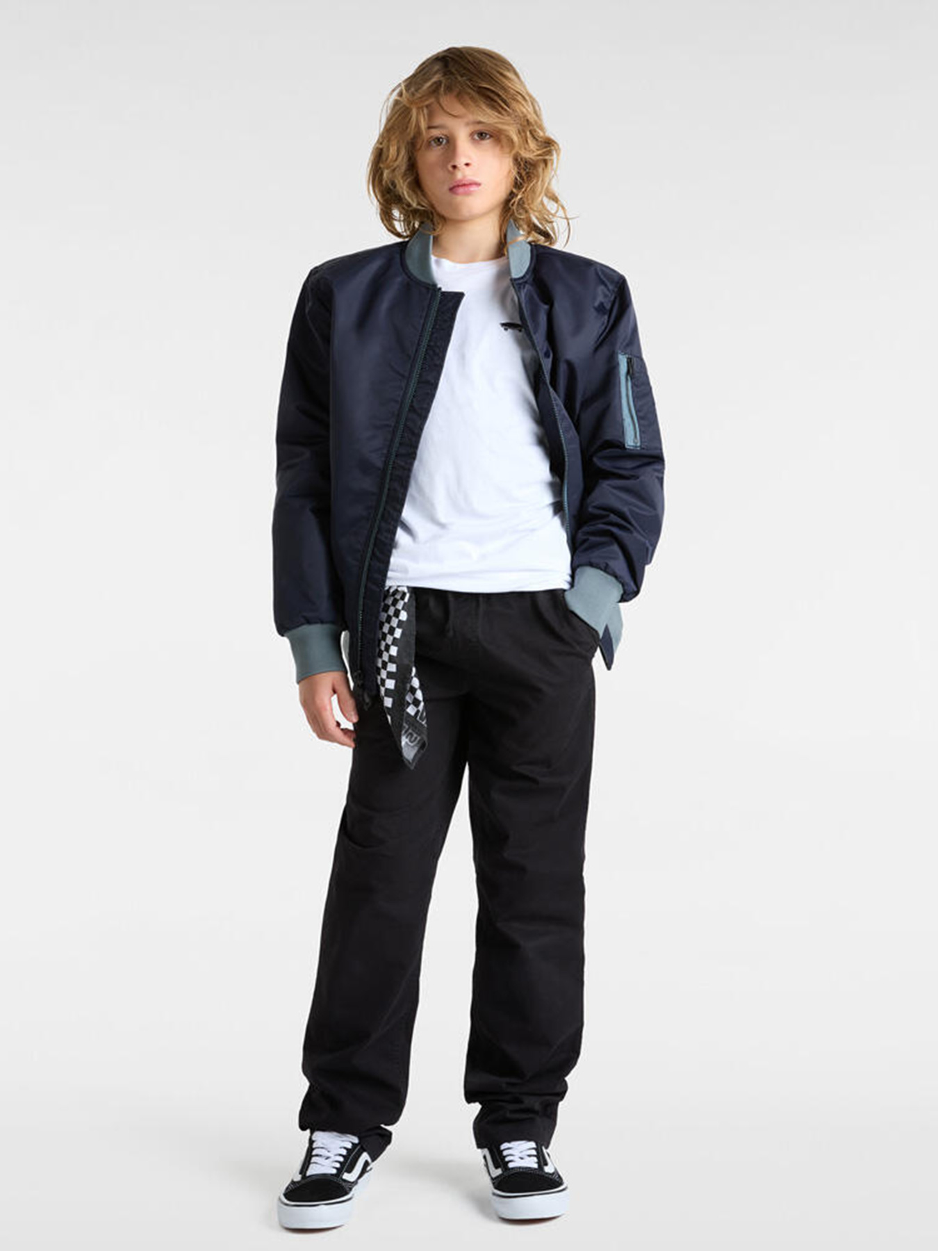 Лонгслив Vans LEFT CHEST II LOOSE LS модель VN000P1SWHT1 Фото