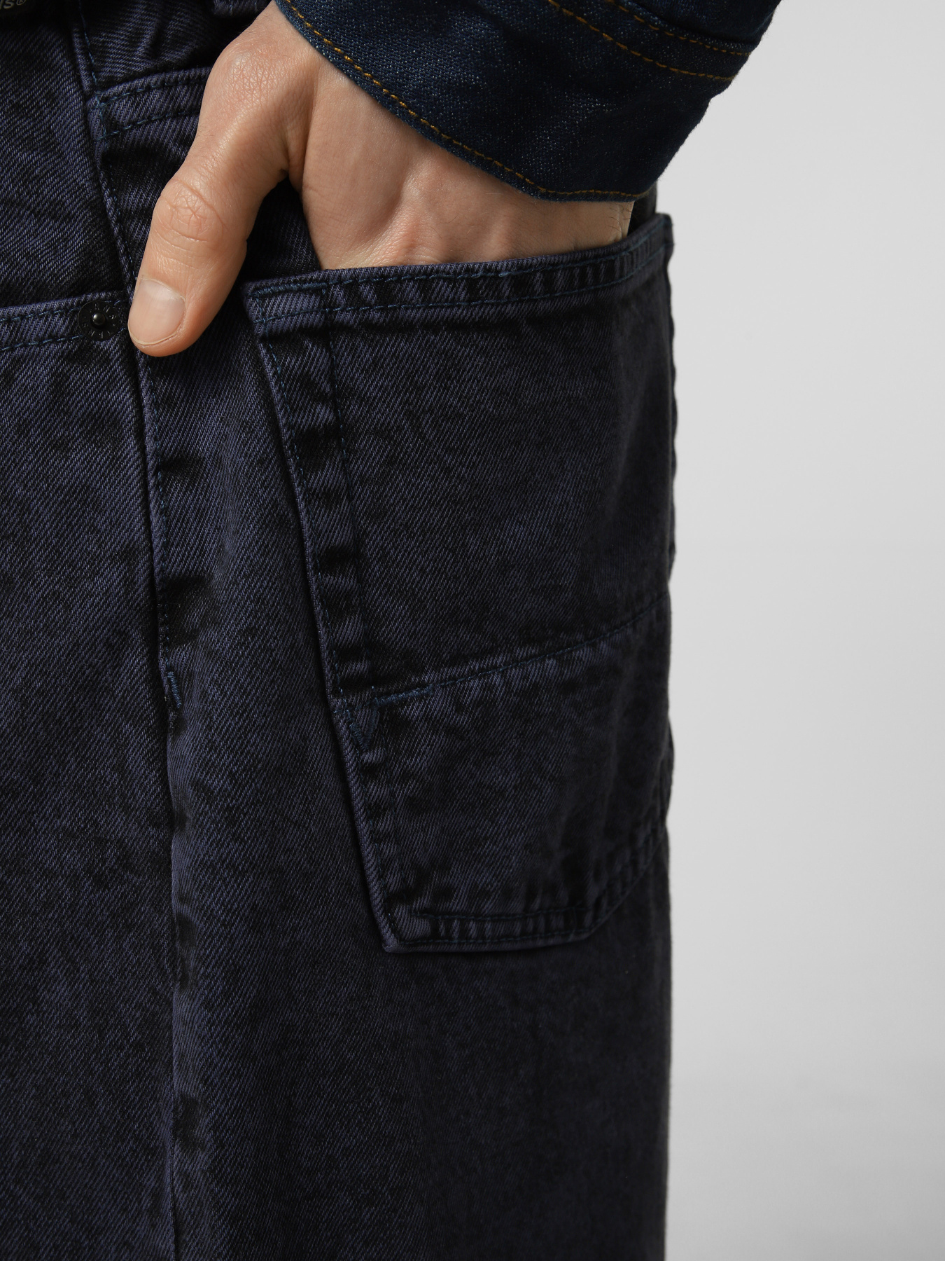 Широкие джинсы Vans CHECK-5 BAGGY ACID OVERDYED DE модель VN000T41FOB1 Фото