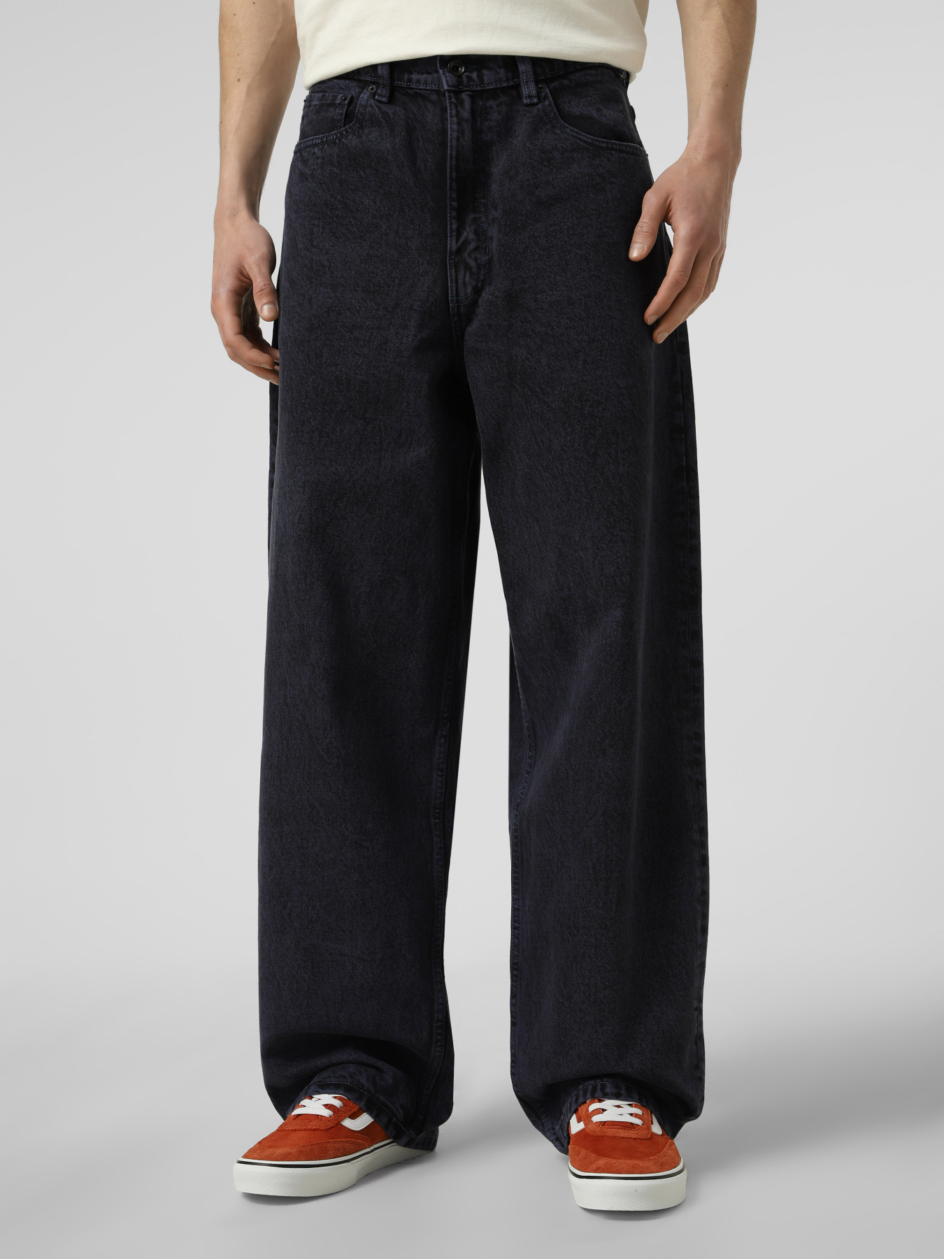 Широкие джинсы Vans CHECK-5 BAGGY ACID OVERDYED DE модель VN000T41FOB1 Фото