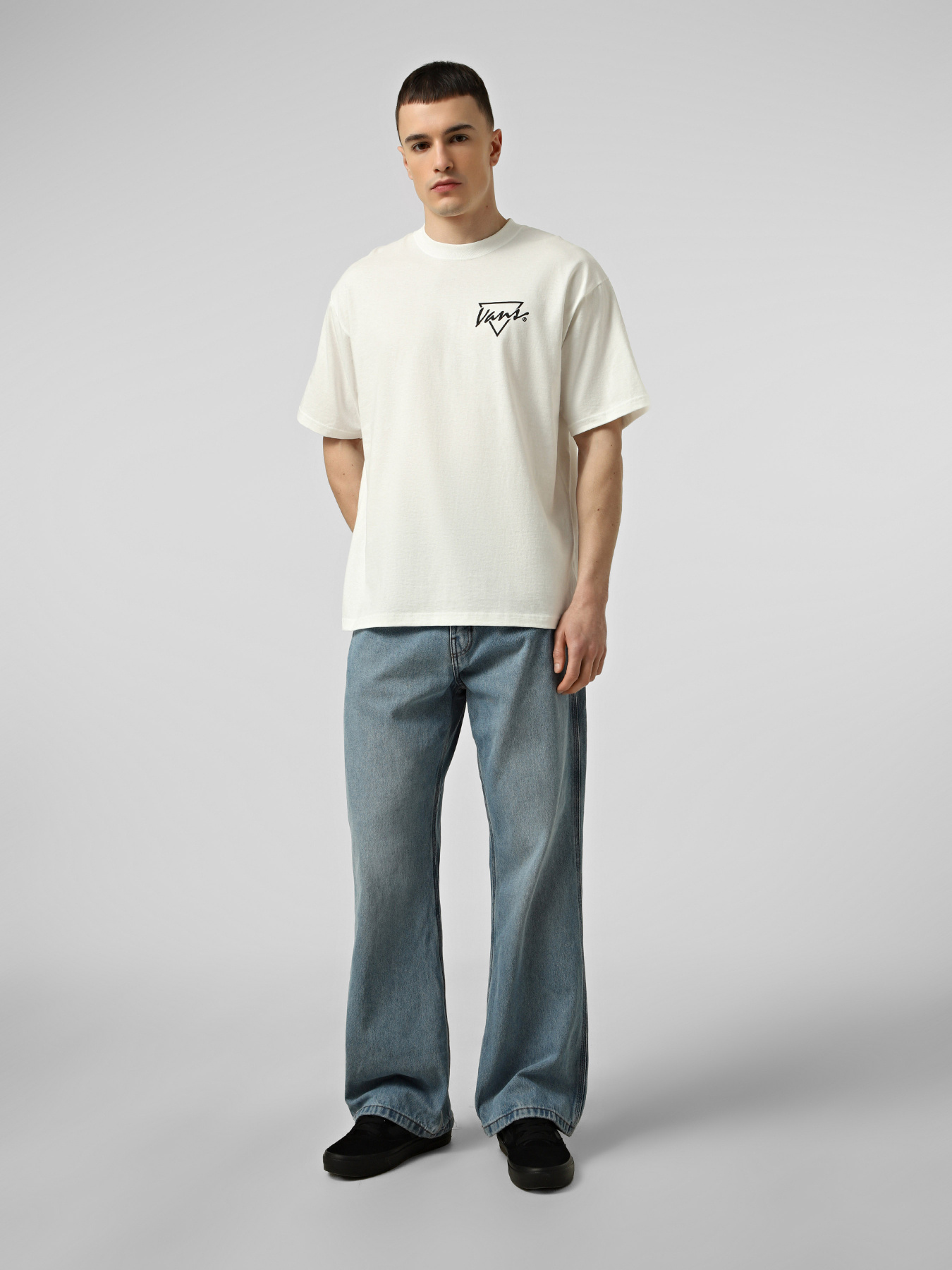 Футболка Vans PALM DRIVE SS TEE модель VN000SXEWHT1 Фото