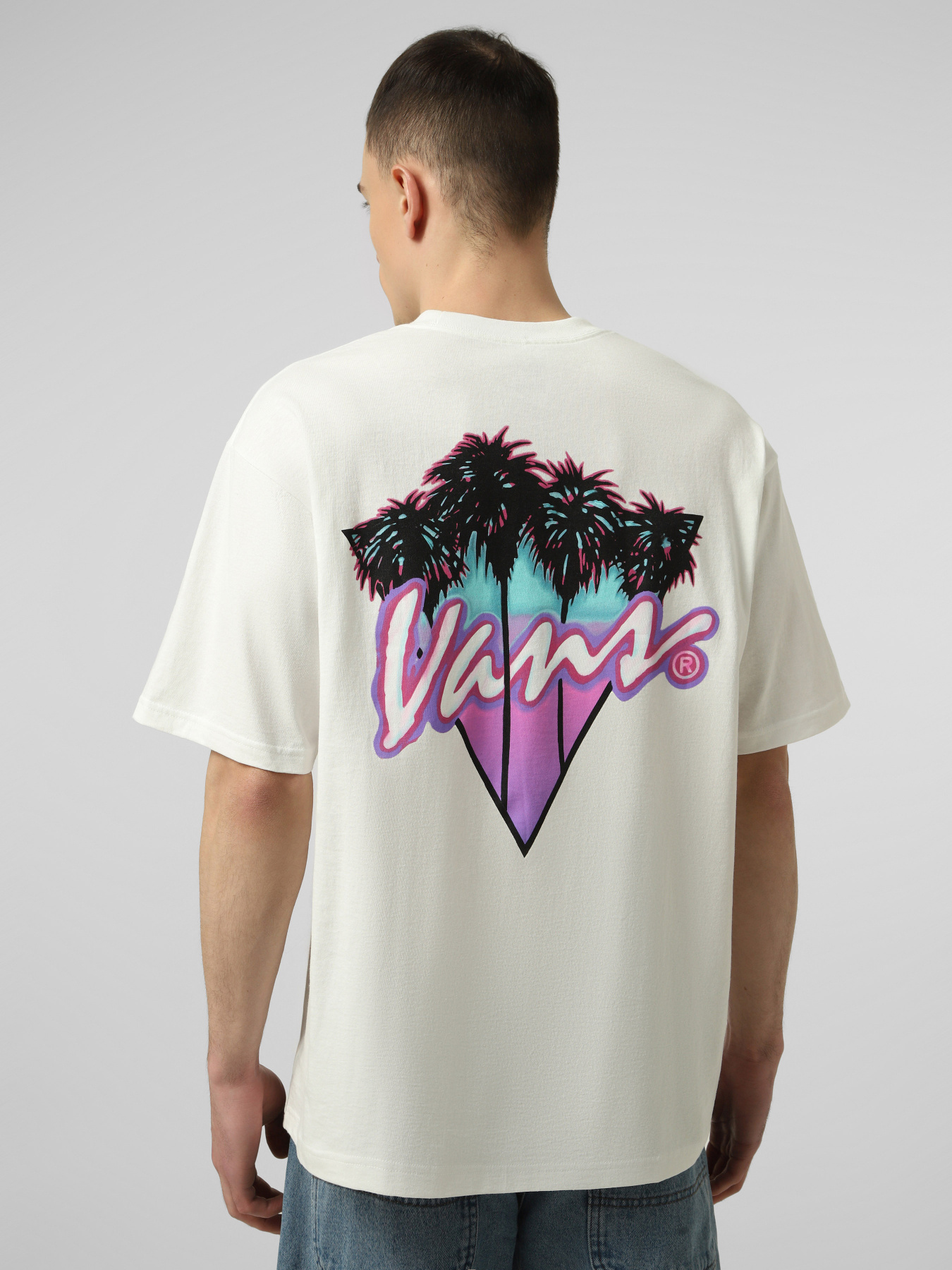 Футболка Vans PALM DRIVE SS TEE модель VN000SXEWHT1 Фото