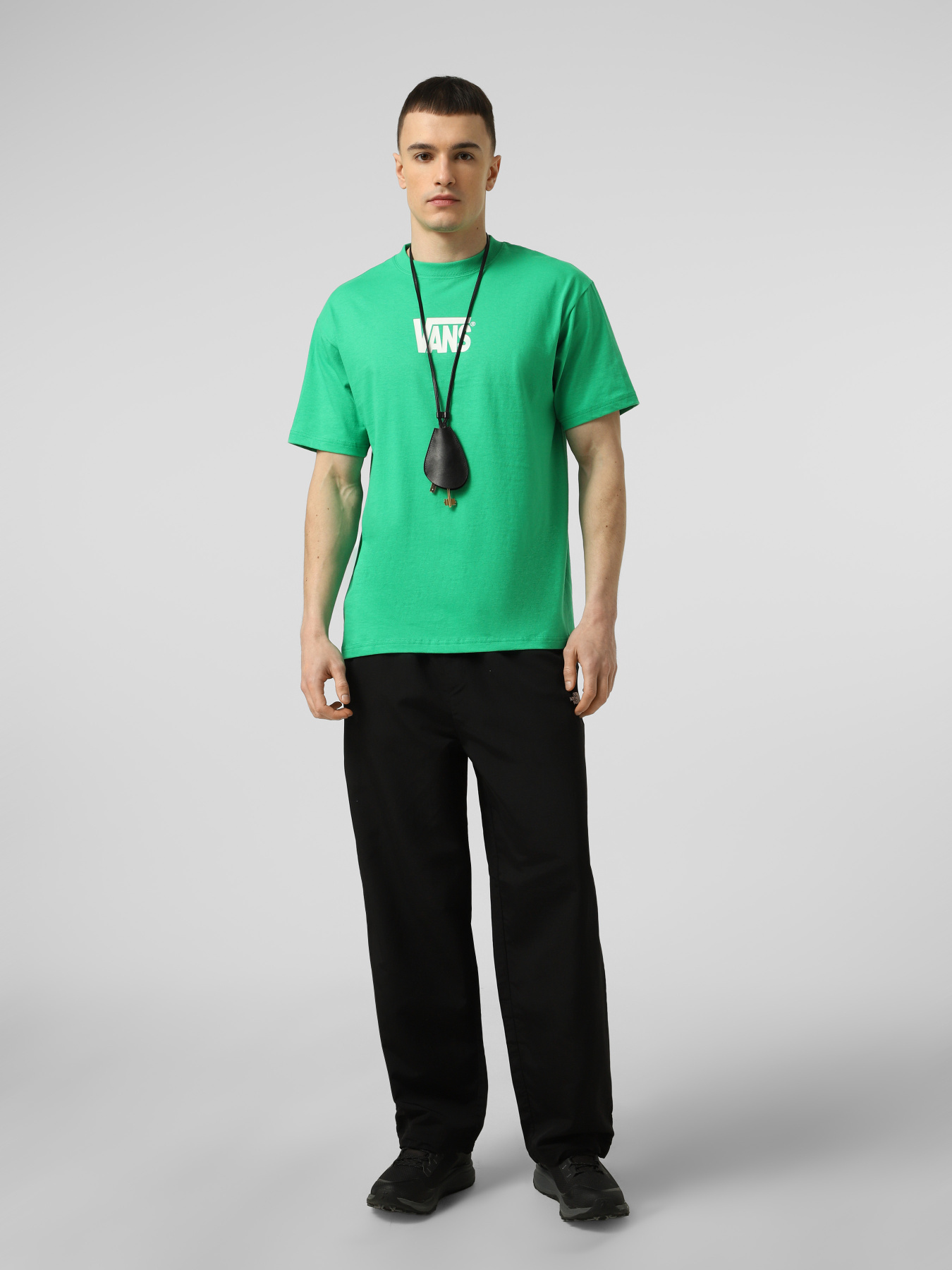 Футболка Vans STRETCH LOGO SS TEE модель VN000SWDFLX1 Фото