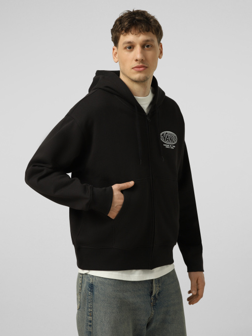 Спортивна кофта Vans WORLD TOUR LOOSE FZ модель VN000W4BBLK1 Фото