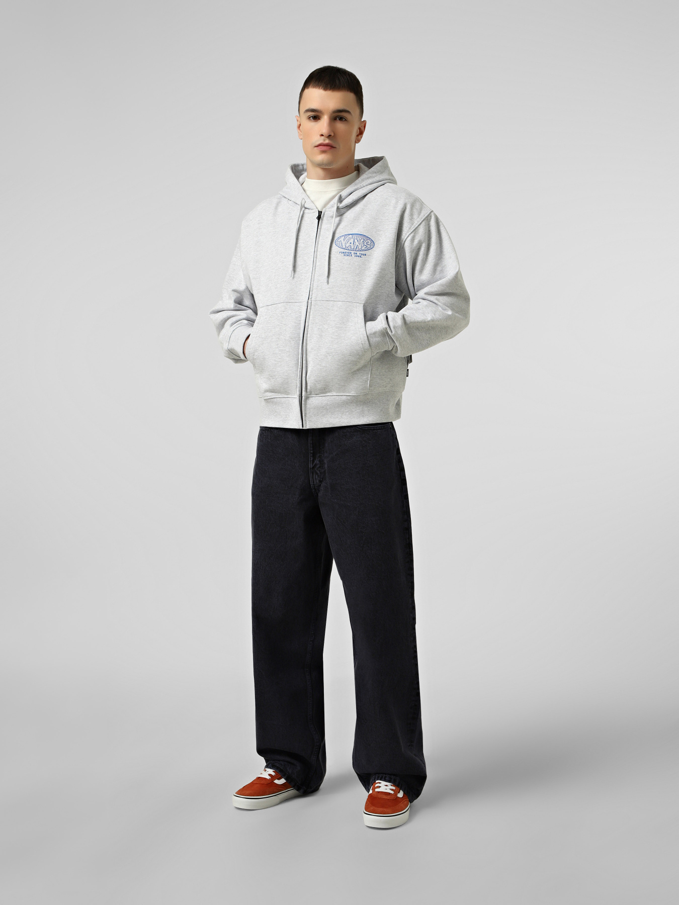 Спортивная кофта Vans WORLD TOUR LOOSE FZ модель VN000W4B1QI1 Фото