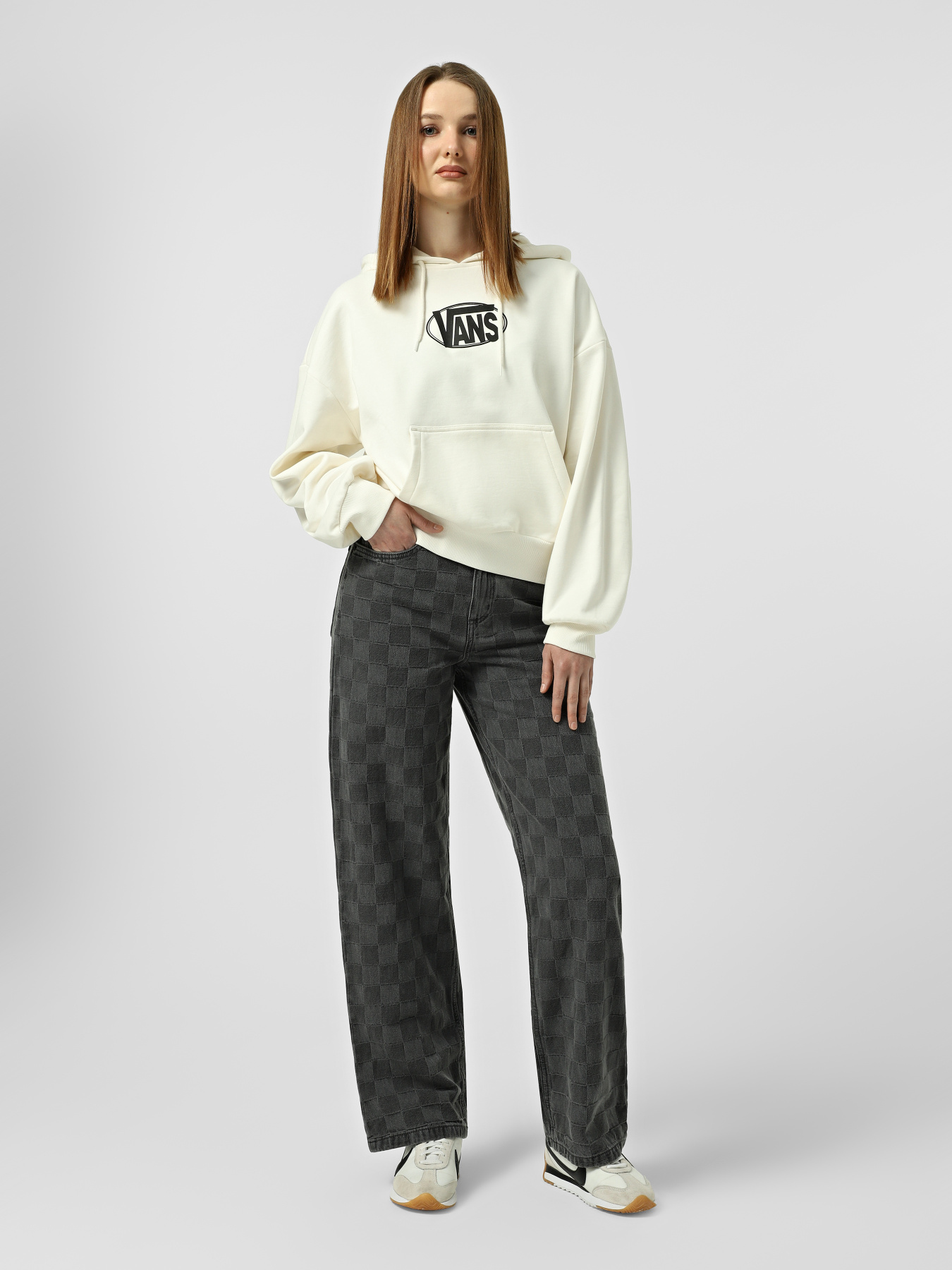 Широкі джинси Vans SIRELLE NOVELTY PUDDLE PANTS модель VN000Q60EMV1 Фото