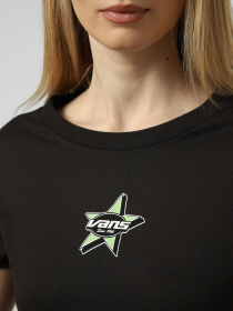 Футболка Vans STARMARKED SS BABY TEE модель VN000SWBBLK1 Фото