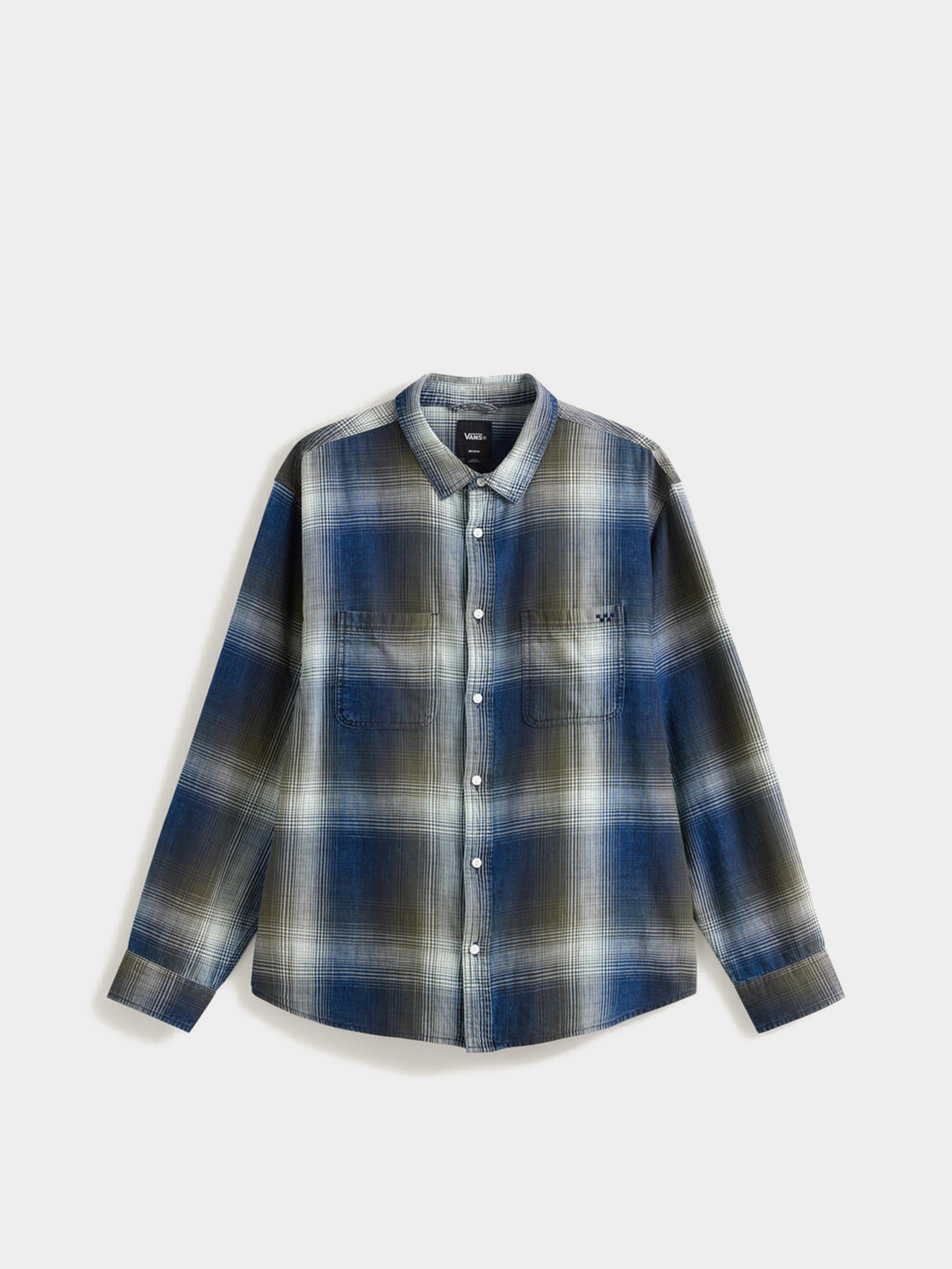 Сорочка повсякденна Vans LX INDIGO PLAID LS WOVEN модель VN000T6XFR11 Фото