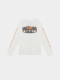 Лонгслів Vans RACING FLAMES LS модель VN000TCTWHT1 Фото