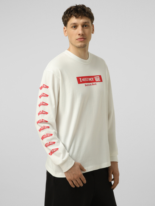 Лонгслів Vans I NEED MY LS TEE модель VN000SRDWHT1 Фото