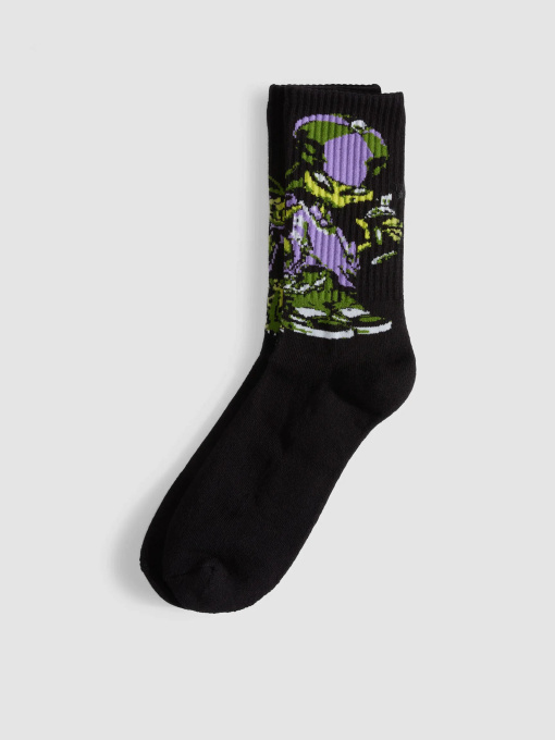 Носки и гольфы Vans LX WRECKPACK ALIEN DOG CREW модель VN000SP8BLK1 Фото