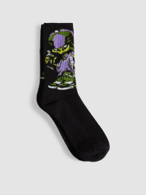 Носки и гольфы Vans LX WRECKPACK ALIEN DOG CREW модель VN000SP8BLK1 Фото