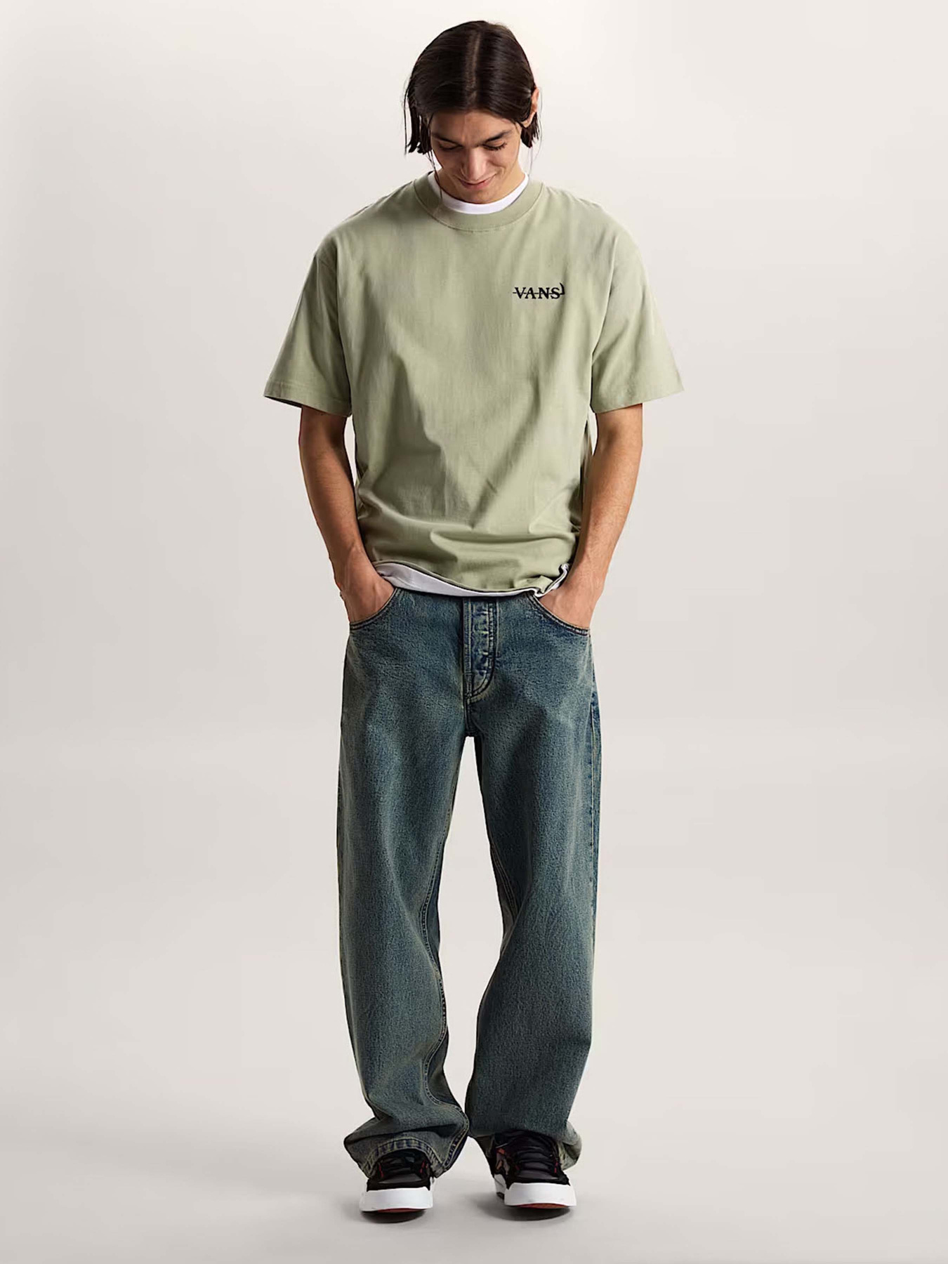 Футболки и поло Vans ALL & NOUGHT LOOSE SS TEE модель VN000VY9FSG1 Фото