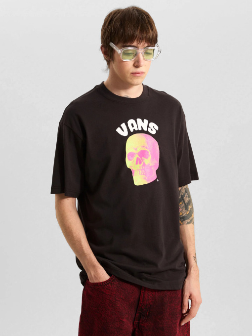 Футболки и поло Vans BONE HEAD LOOSE SS TEE модель VN000VYWBLK1 Фото