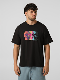Футболки и поло Vans BONE HEAD LOOSE SS TEE модель VN000VYWBLK1 Фото