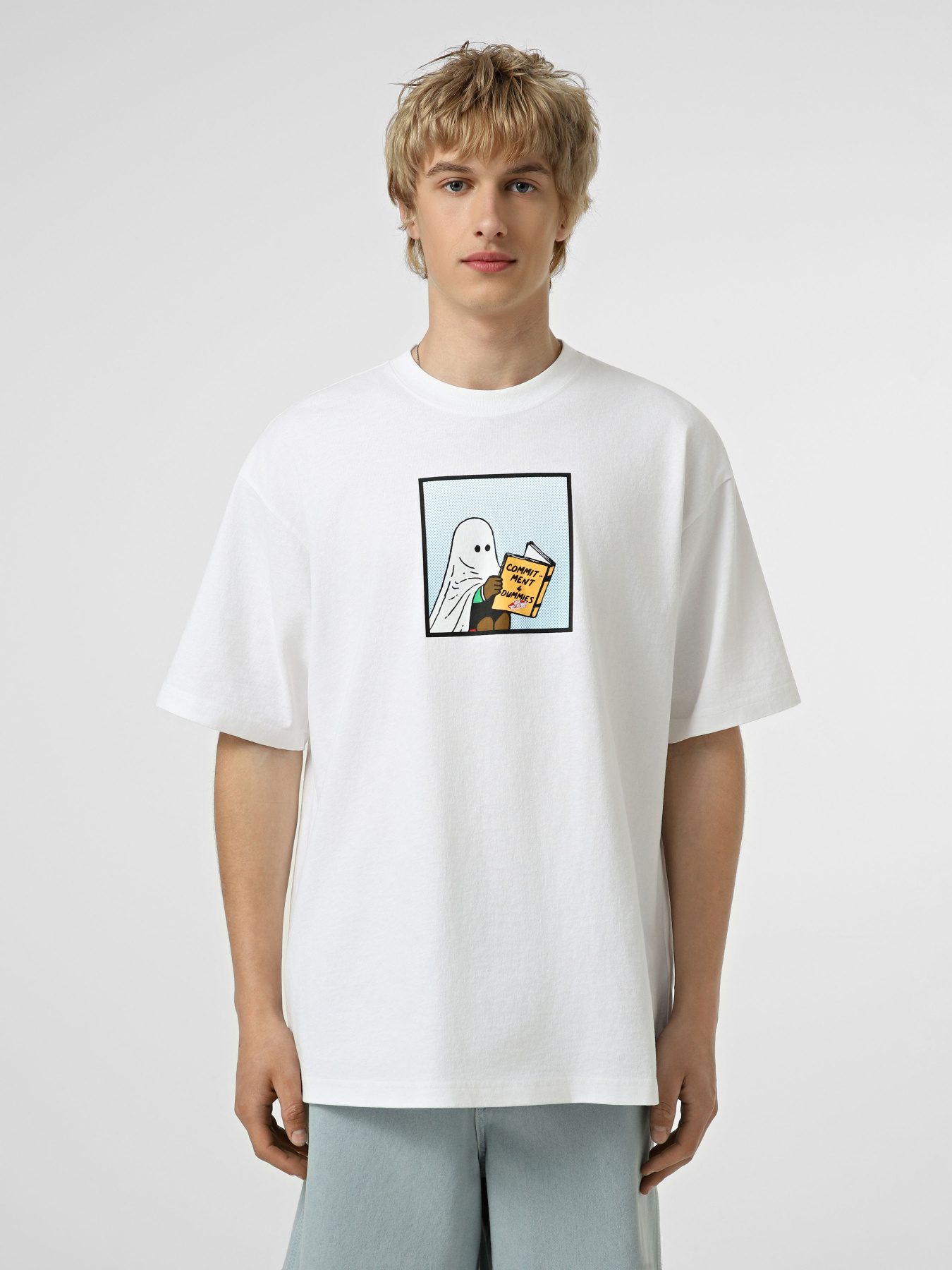 Футболки і поло Vans COMMITMENT 4 DUMMIES LOOSE  SS модель VN000VY5WHT1 Фото