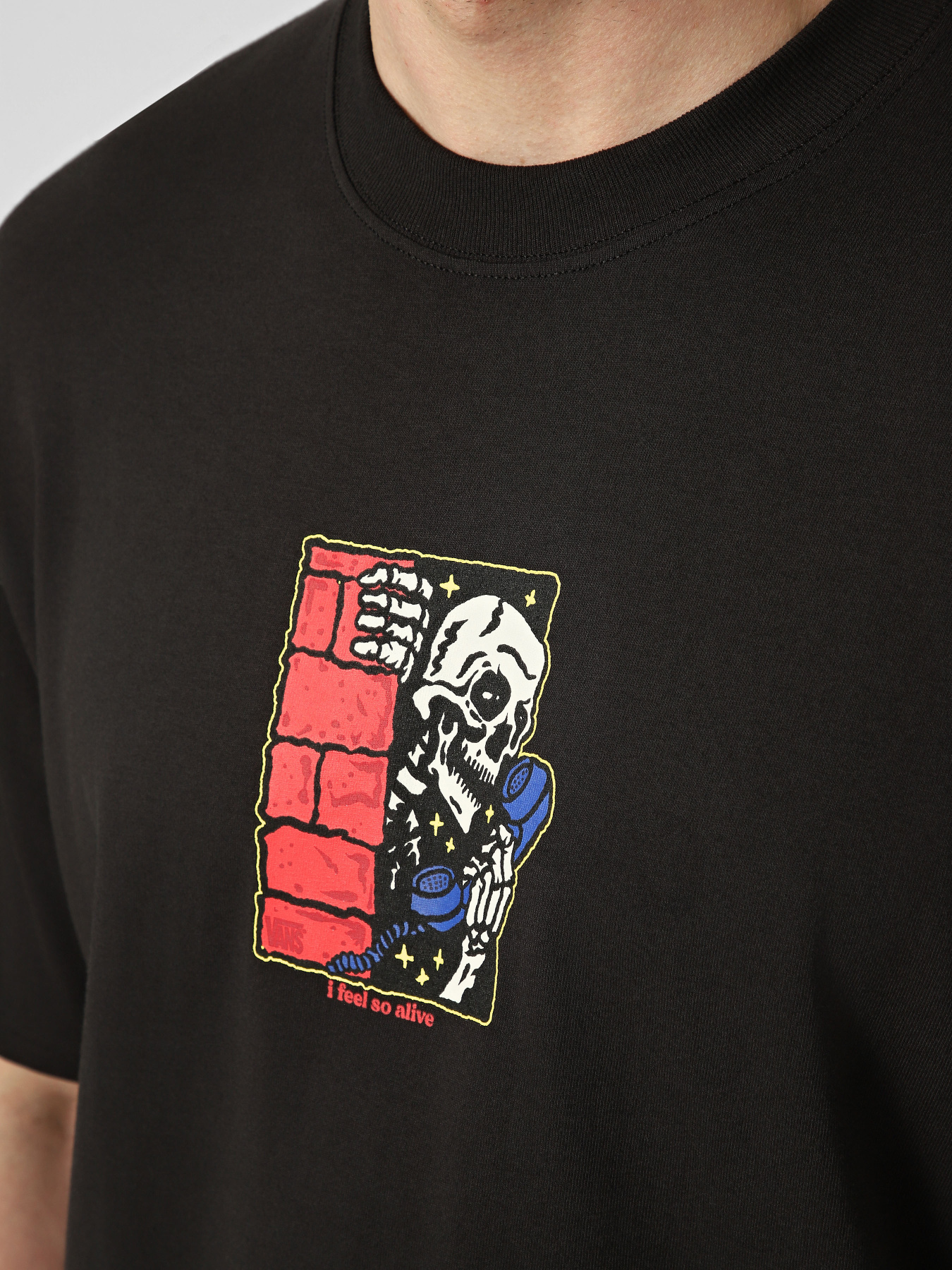 Футболки і поло Vans FEEL SO ALIVE SS TEE модель VN000XHSBLK1 Фото