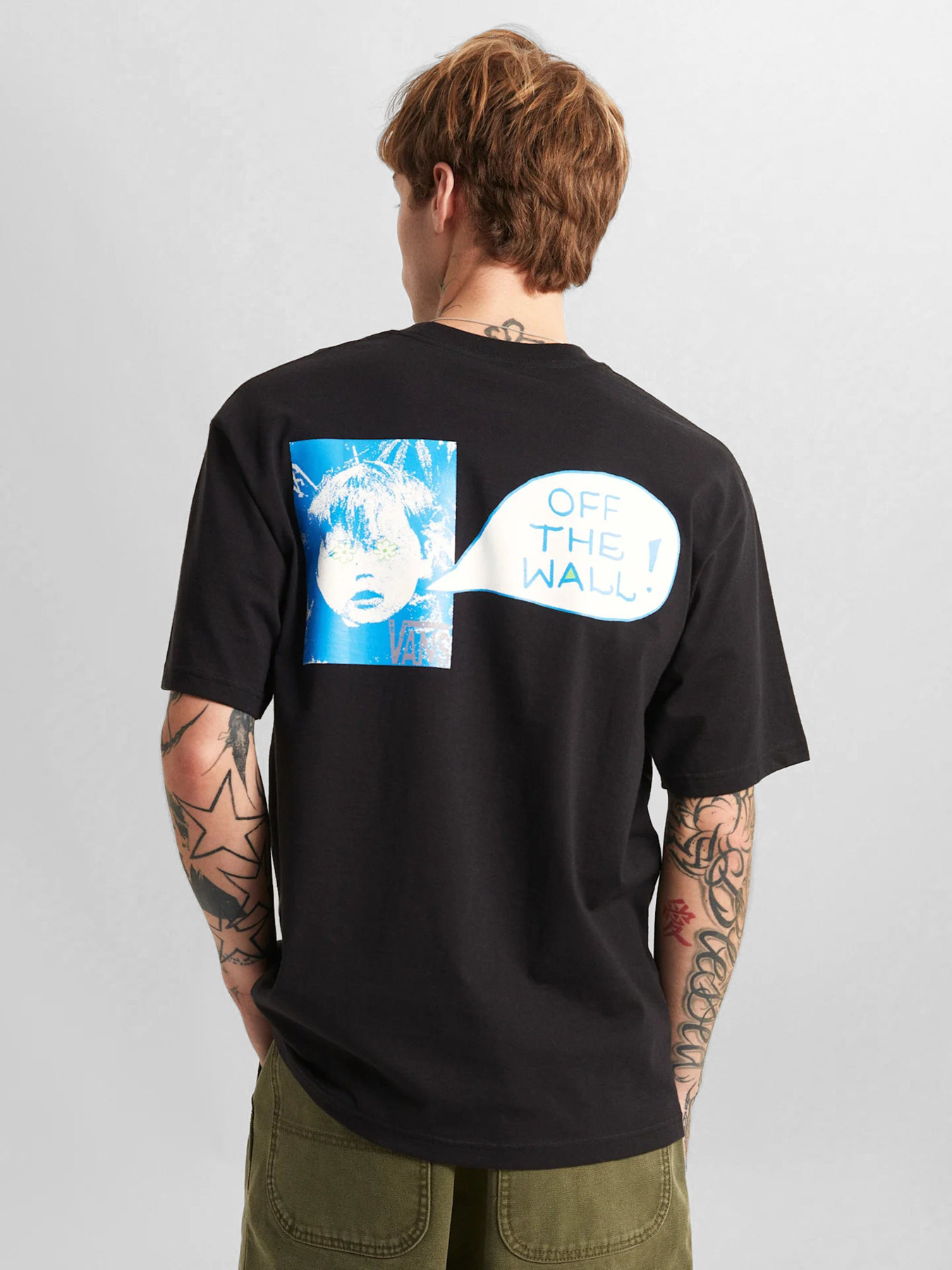Футболки и поло Vans SIDE TALK SS TEE модель VN000SXDBLK1 Фото