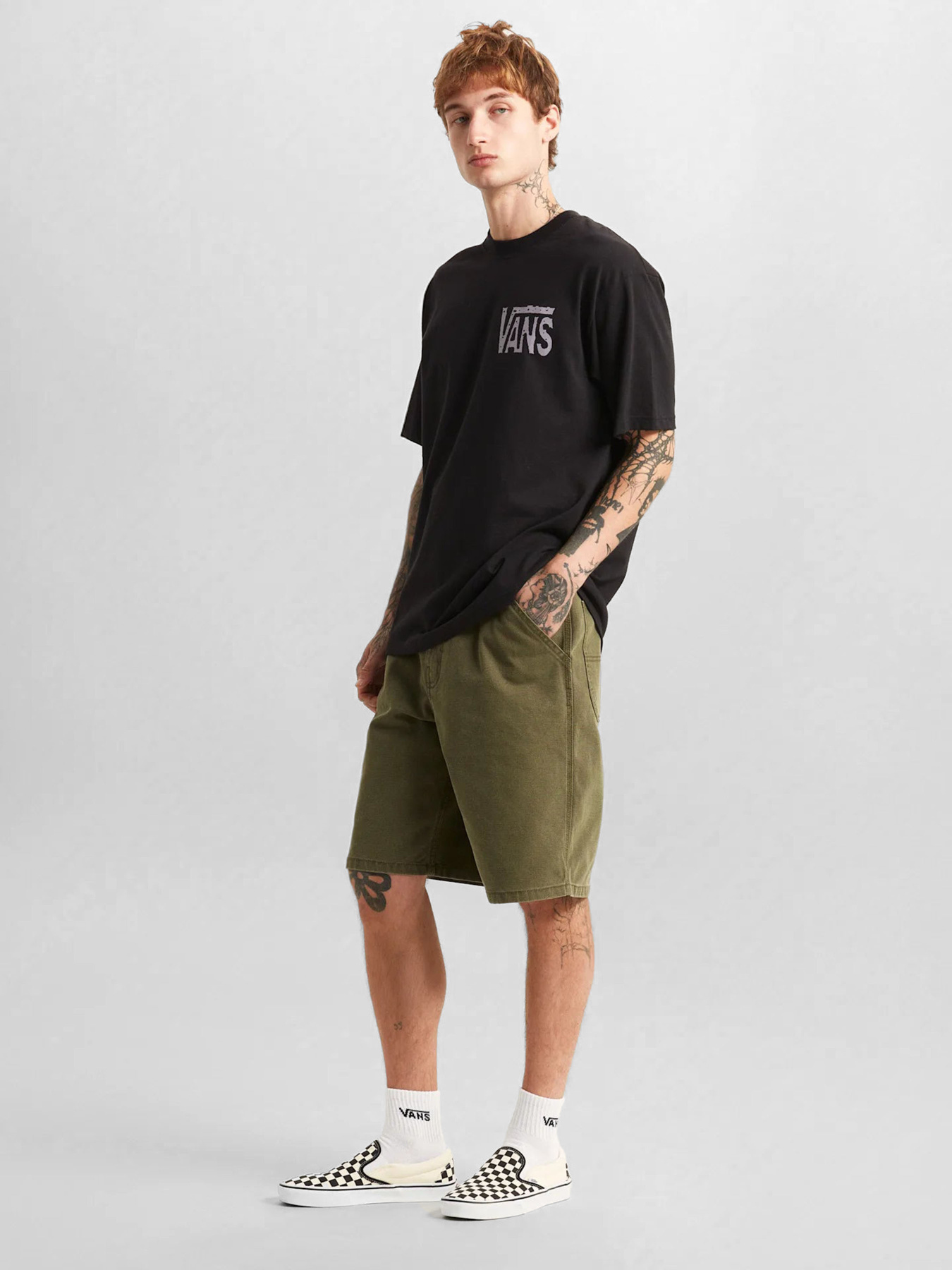 Футболки и поло Vans SIDE TALK SS TEE модель VN000SXDBLK1 Фото