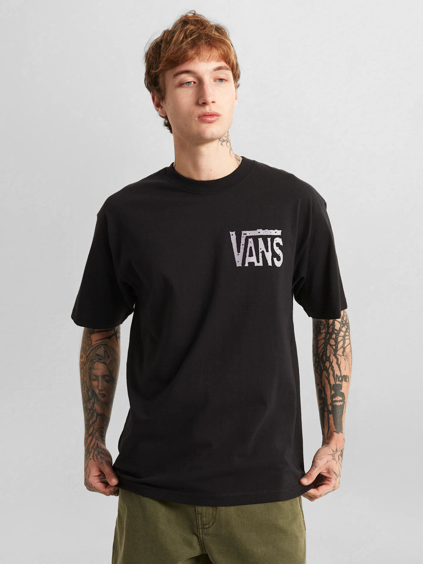 Футболки и поло Vans SIDE TALK SS TEE модель VN000SXDBLK1 Фото