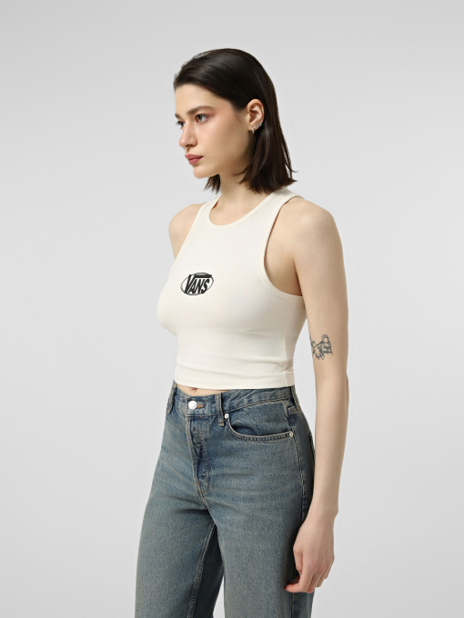 Футболки и поло Vans OVAL LOGO TANK модель VN000XDPC9F1 Фото