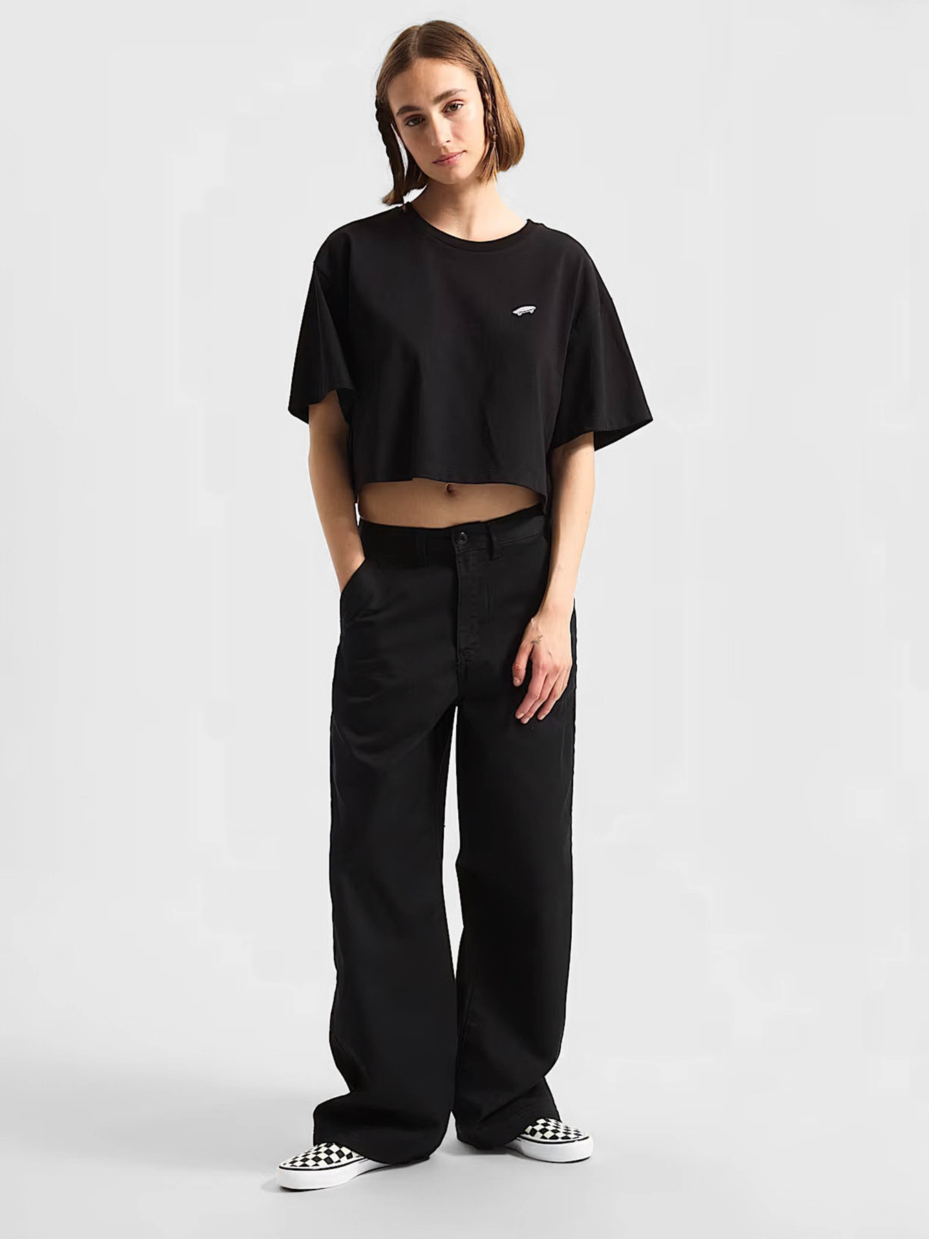 Футболки и поло Vans W SALTON RELAX CROP SS модель VN000P5QBLK1 Футболки и поло Vans W SALTON RELAX CROP SS модель VN000P5QBLK1 Фото