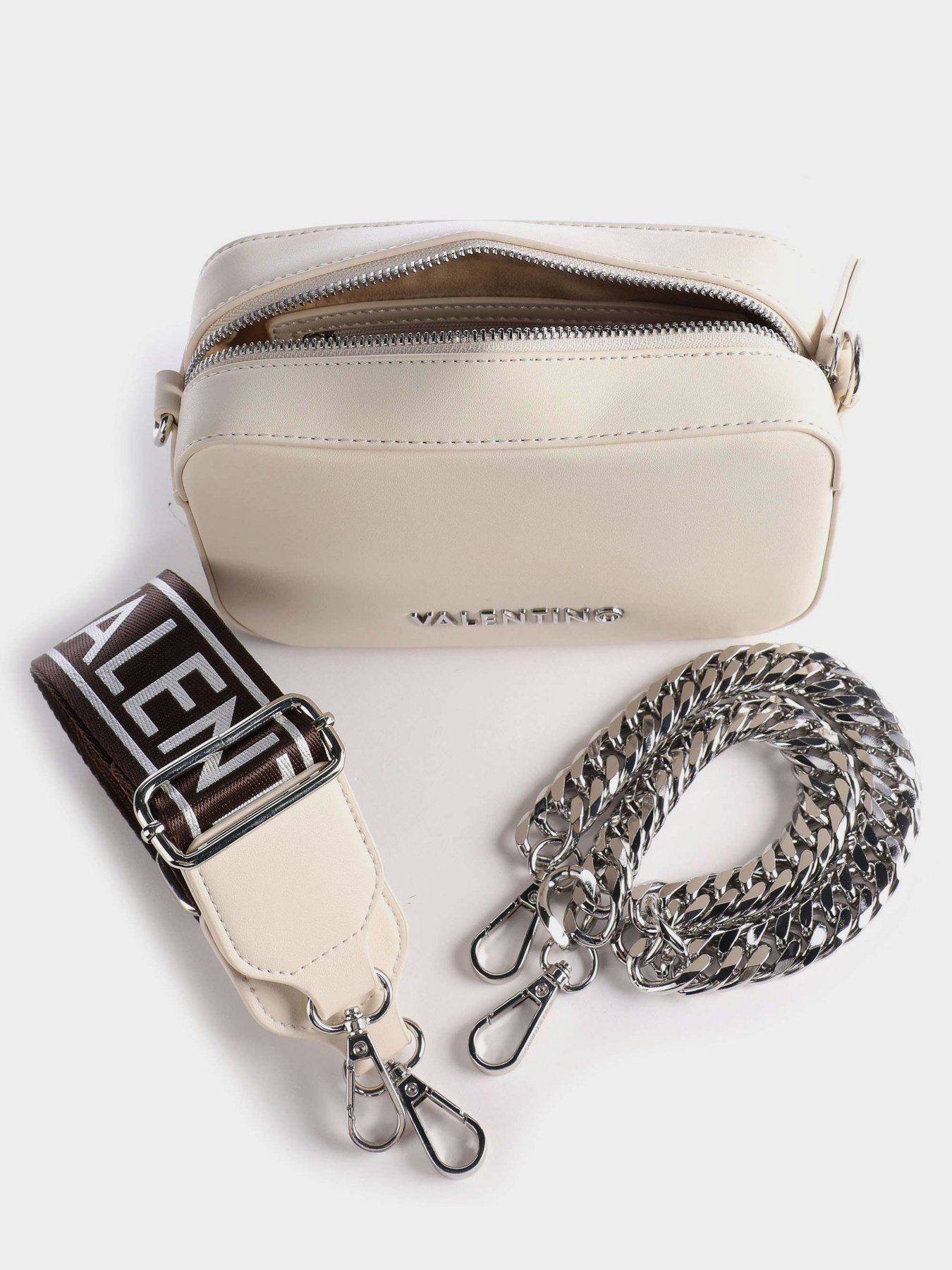 Крос-боді Valentino Gin модель VBS5YF06 ECRU Фото