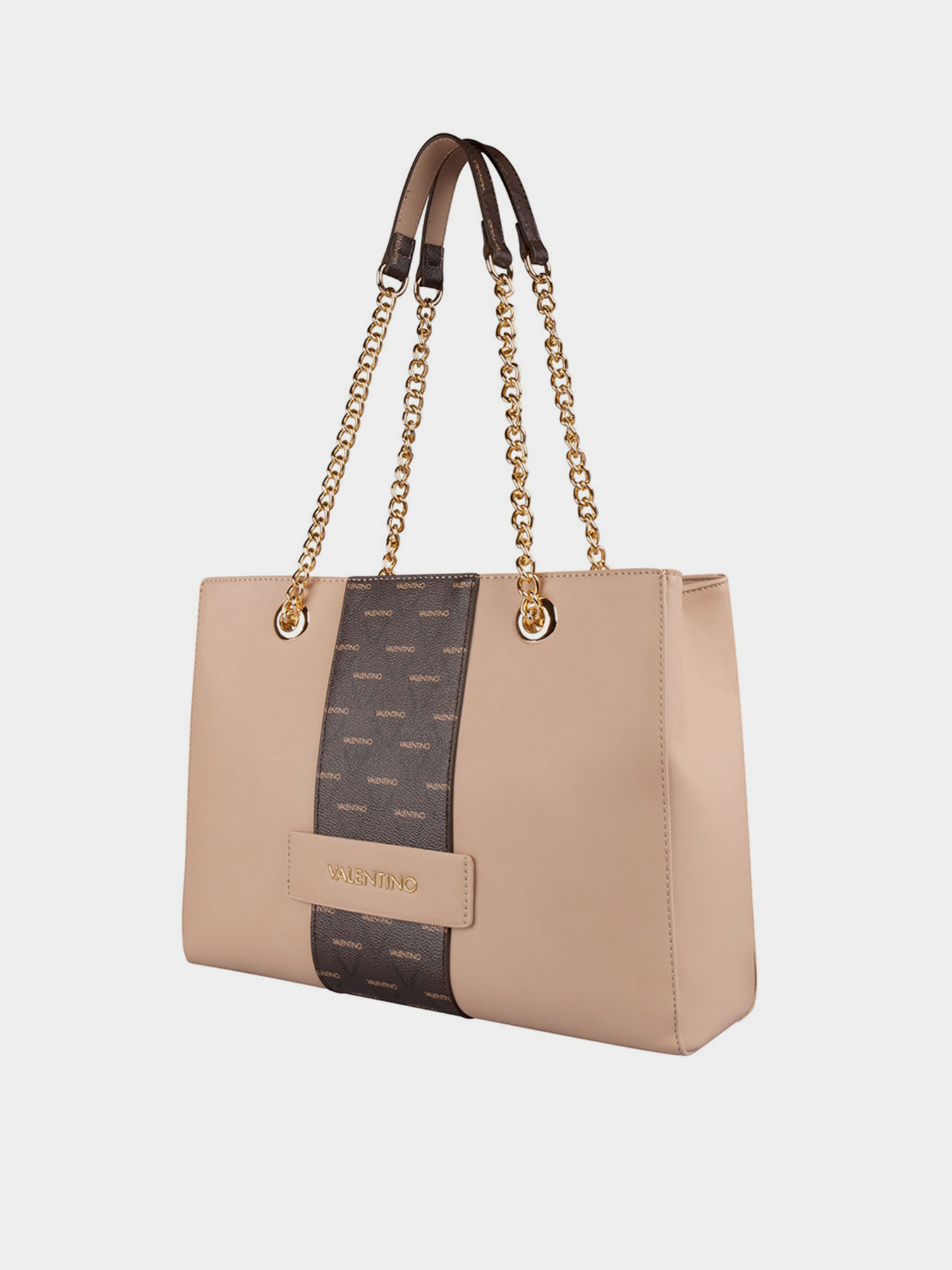 Сумка Valentino Liquorice Tote модель VBS5YG01 BEIGE/MULTICOLOR Фото